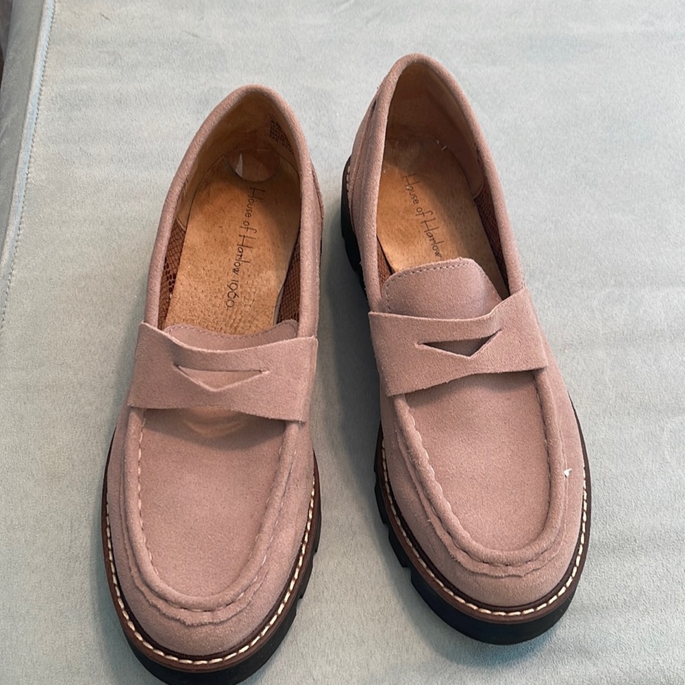 House of Harlow 1960 suede loafers